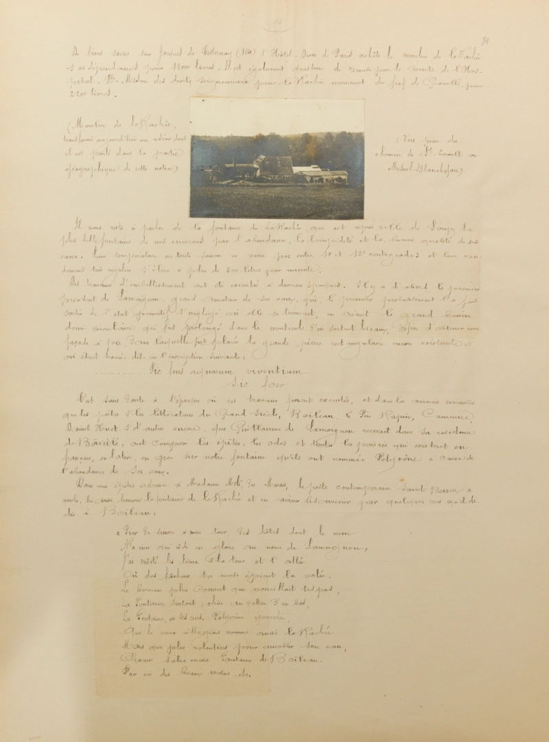 Manuscrit original de Martin Eugène Legrand, feuillet 14/36